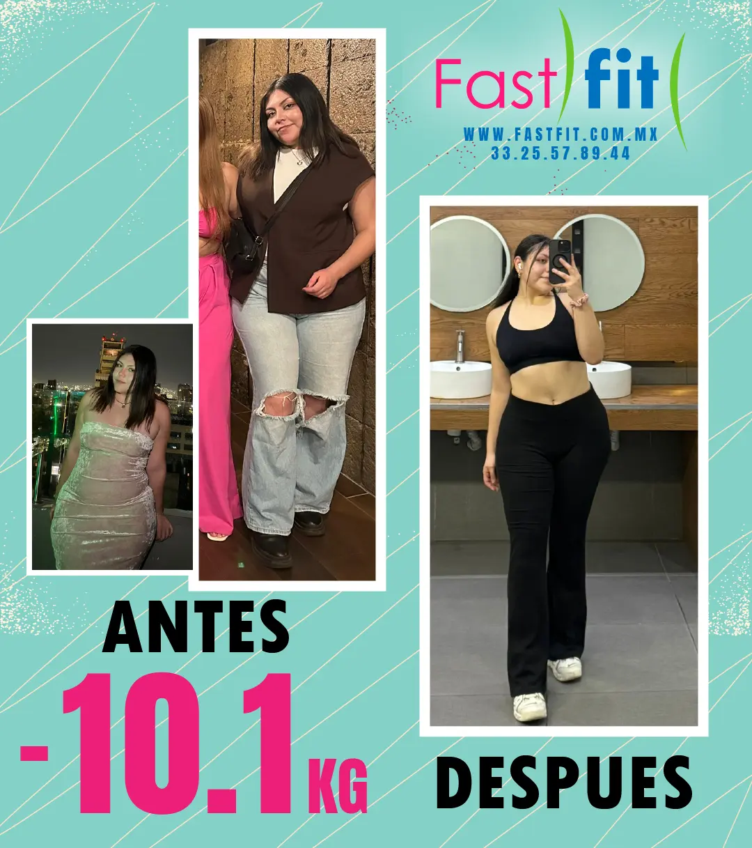 Disminución de 10.1 kg